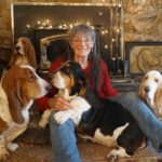 Connie and her bassets